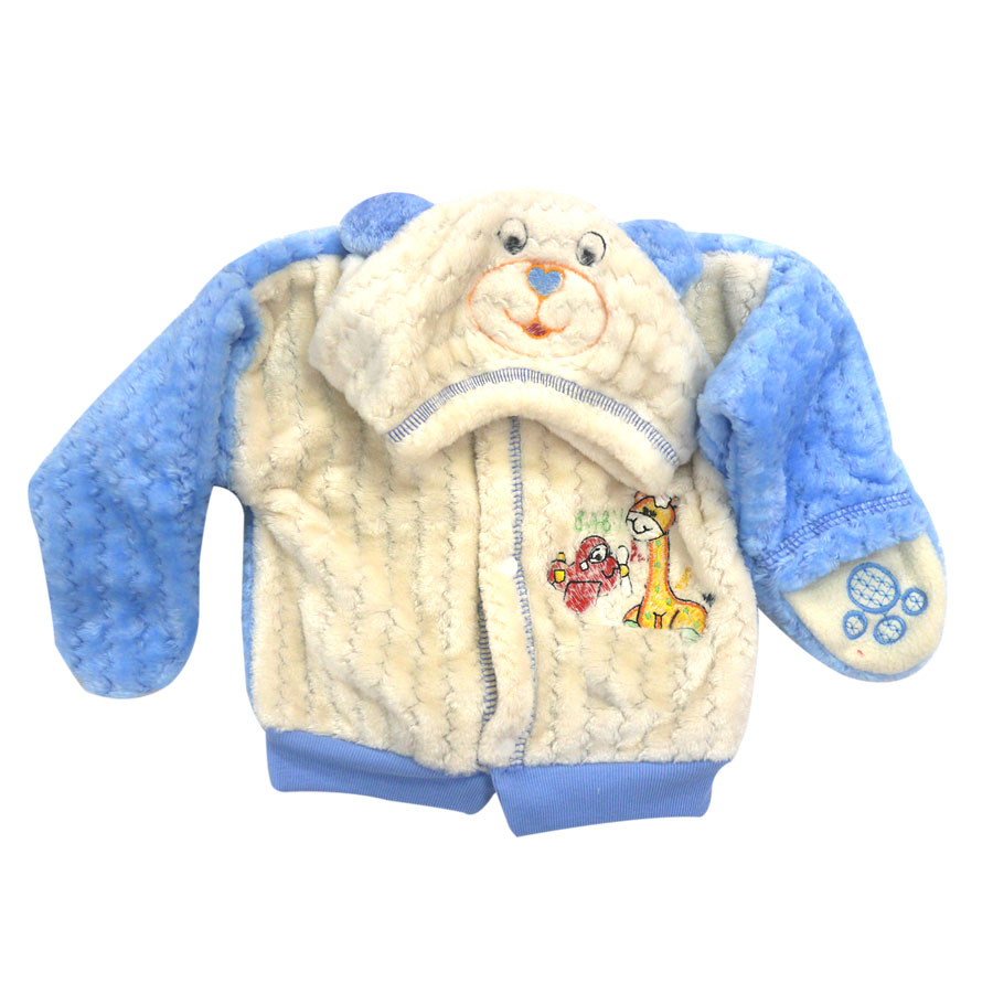 CONJUNTO 3PZ CALENTADOR PANDA FELPA B.H -5-