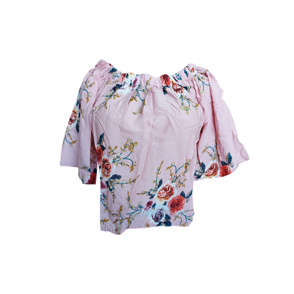 BLUSA ESTAMPADA FLORES F3151 HJKK