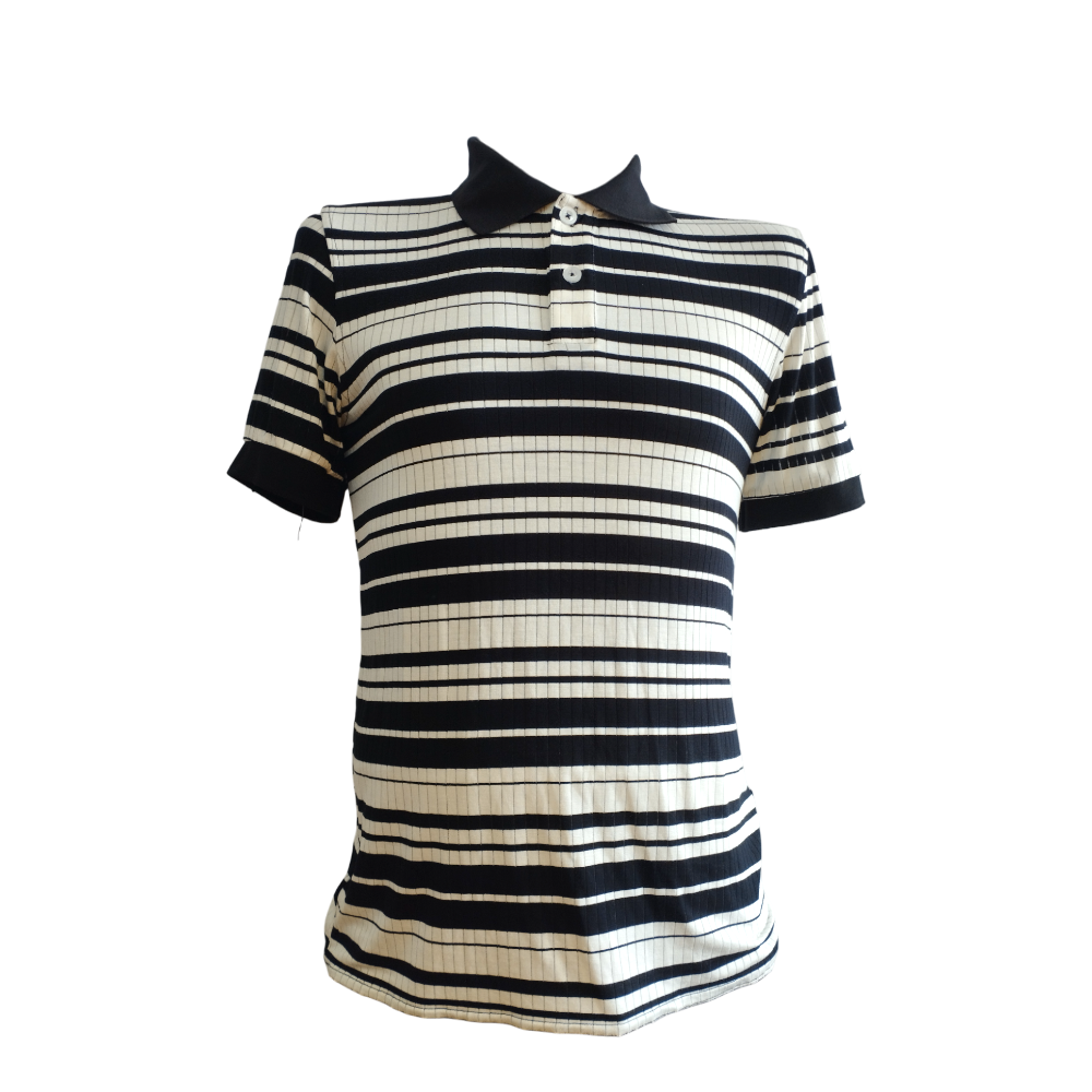 CAMISETA POLO ALG. ESMERILADA RAYADA MACHINE -2-