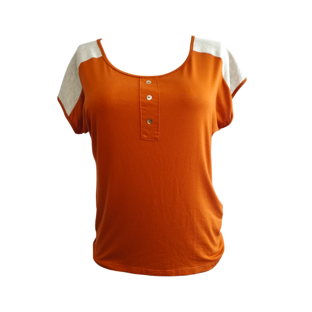 BLUSA MUJER COLOR BOTON MISHEL ANITEX