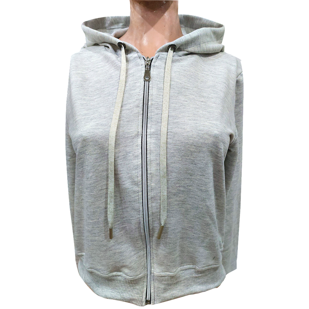 BUZO MUJER CAPUCHA CIERRE DROLY