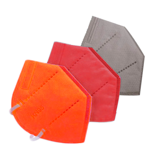 CAJA MASCARILLAS VARIOS COLORES KN95 10 UNDS