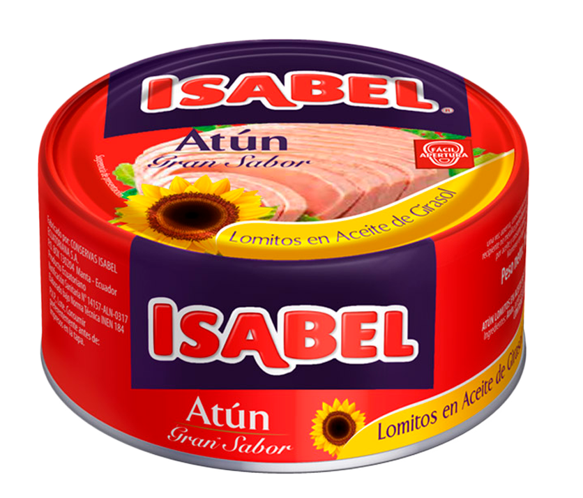 ATUN ISABEL ACEITE GIRASOL AF 160GR/48