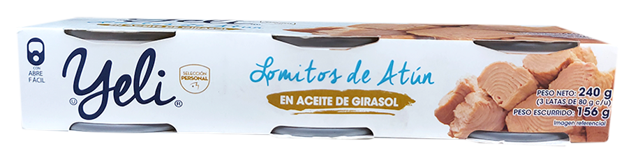 ATUN YELI TRIPACK GIRASOL 80 GR X3