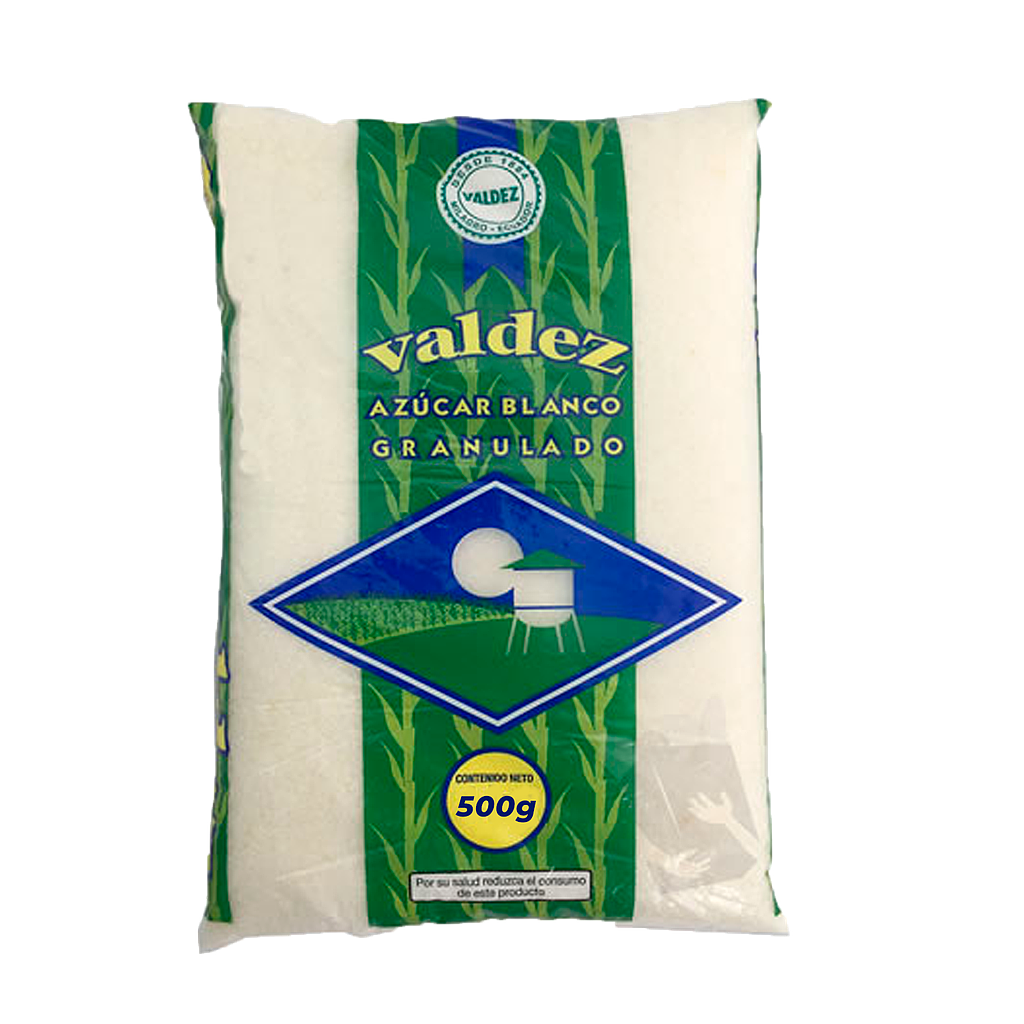AZUCAR VALDEZ BLANCO 1/2KG X 25KG/50