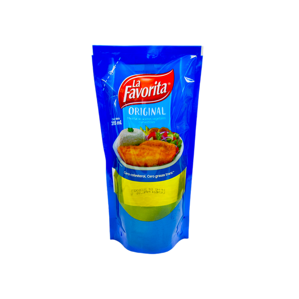 ACEITE LA FAVORITA NORMAL FUNDA 295ML/12