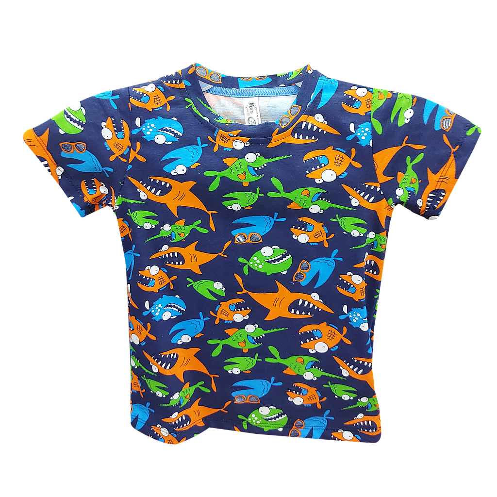 CAMISETA NIÑO ESTAMPADA TITANS DROLY