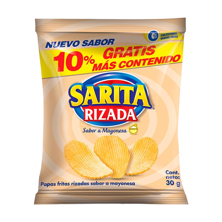 SARITA RIZADAS MAYONESA 30GR