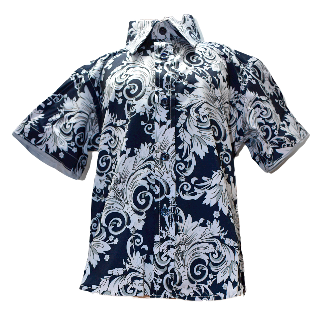 CAMISA NIÑO M/C DISEÑO HAWAIANA F18-33 GAIVANLE