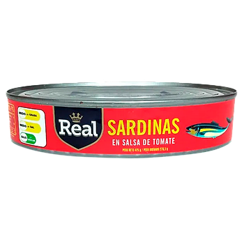 SARDINA REAL TOMATE OVAL 425GR /48